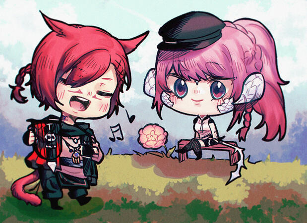 Chibi Illustration Sample