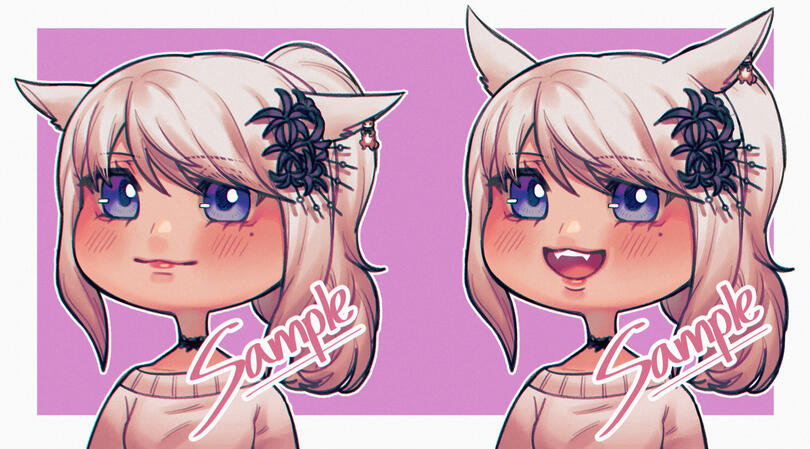 Chibi React PNG Sample