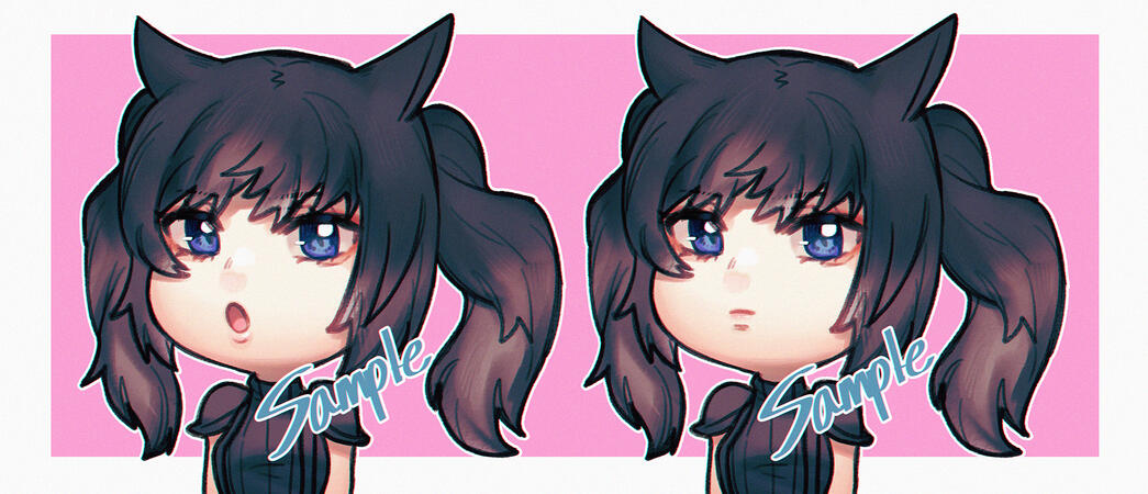 Chibi React PNG Sample